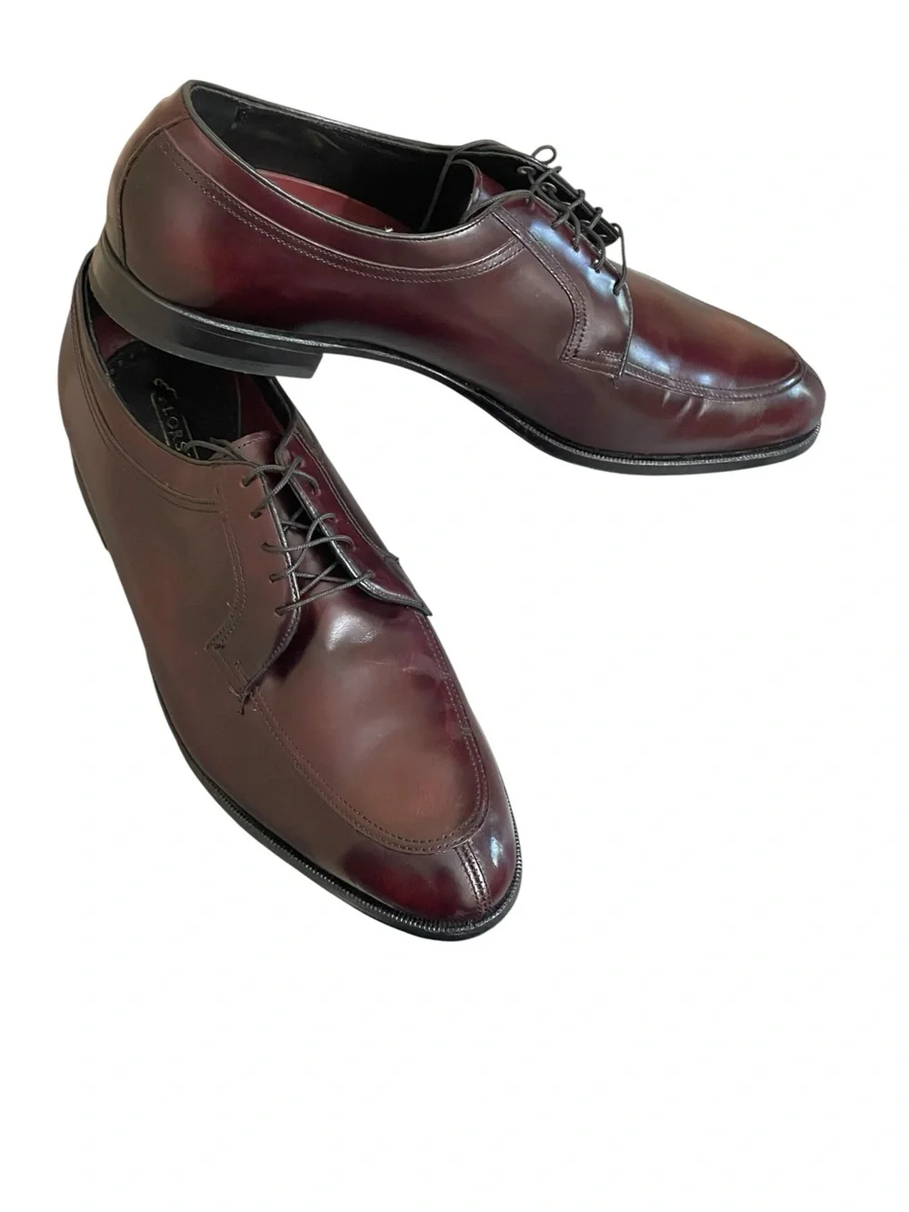 Florsheim Men's Richfield Oxford burgundy lace up shoes size 12D